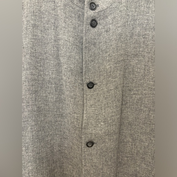 Zegna gray light jacket - Zegna oversized buttoned shirt - Picture 3 of 5